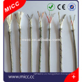 MICC cable de compensación de termopar trenzado / sólido tipo k